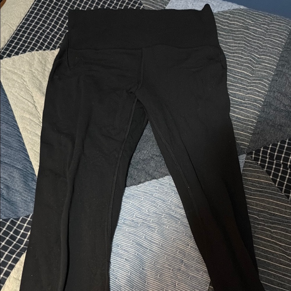 Lululemon Black High-Waist Workout Leggings